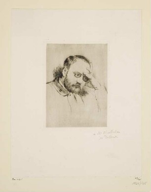 Bildnis Emile Zola