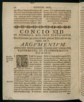 392-400, Concio XLII. in dominica XIII. post pentecosten