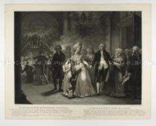 Die Trennung Ludwigs XVI. von seiner Familie