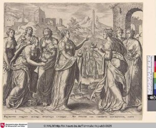 [Die klugen Jungfrauen bereiten ihre Öllampen vor; The wise virgins rising and trimming their lamps]