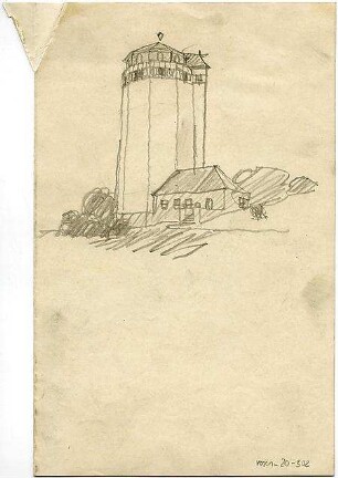 Rosenbauer, Gregor; Varia - Gebäude mit monumentalem Turm (Perspektive)