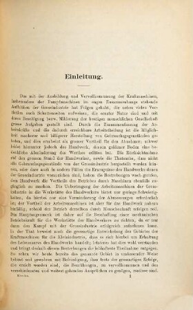 Die Kraftmaschinen des Kleingewerbes