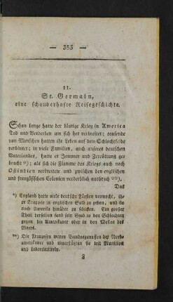 11. St. Germain, eine schauderhafte Reisegeschichte.