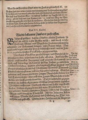 Das XII. Capitel. Wie die bekanten Zauberer zu straffen.