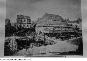 Reproduktion einer Fotografie mit der Angermühle