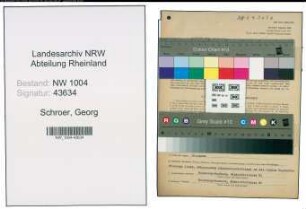 Entnazifizierung Georg Schroer , geb. 01.06.1892 (Anstreicher)