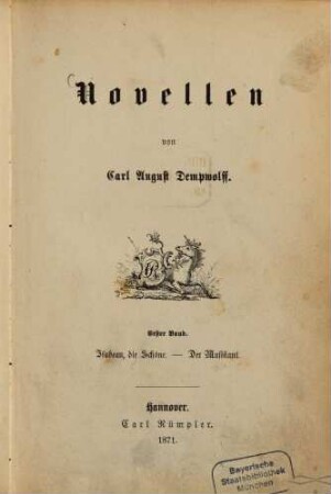 Novellen, 1