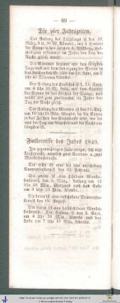 Die vier Jahrszeiten.