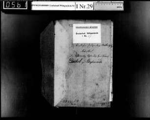 Testament des Hans Heinrich Dickel zu Berghausen