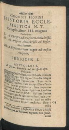 Periodus I