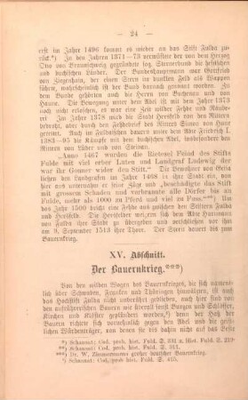 XV. Abschnitt. Der Bauernkrieg.