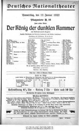 Der König der dunklen Kammer