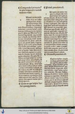 Compendiosus tractatus de arte loquendi et tacendi multum utilis.