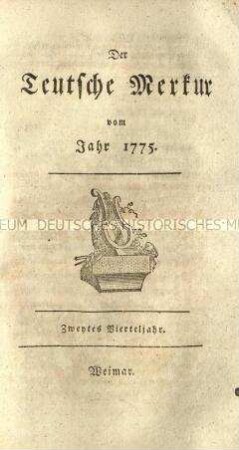 Der Deutsche Merkur, Jg. 1775, 2. Quartal