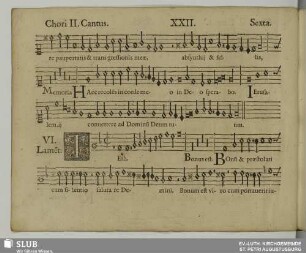XXII. VI. Lamentatio: Teth bonus est Dominus