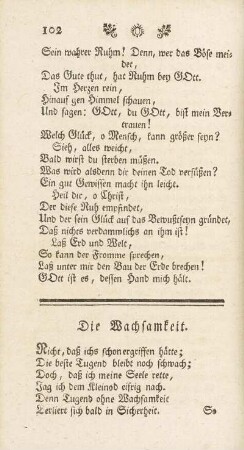 Die Wachsamkeit