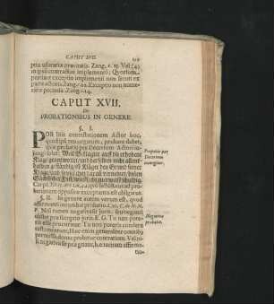 Caput XVII. De Probationibus In Genere.