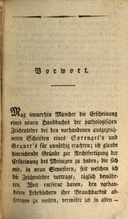 Handbuch der pathologischen Zeichenlehre