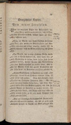 Dreyzehntes Kapitel. Vom neuen Jerusalem.