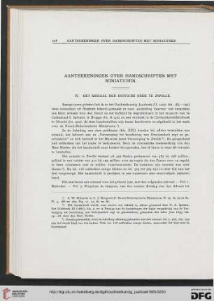 3.Ser. 5.1925: Aanteekeningen over handschriften met miniaturen, [3]