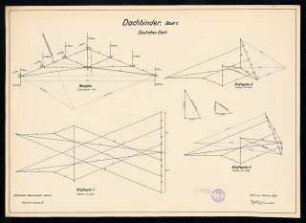 Studienarbeiten: Dachbinder