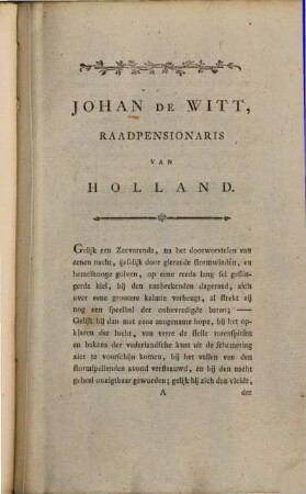 Johan de Witt, raadpensionaris van Holland