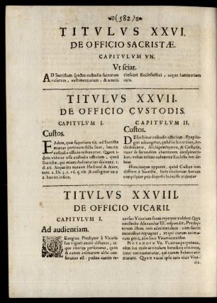 Titulus XXVI.