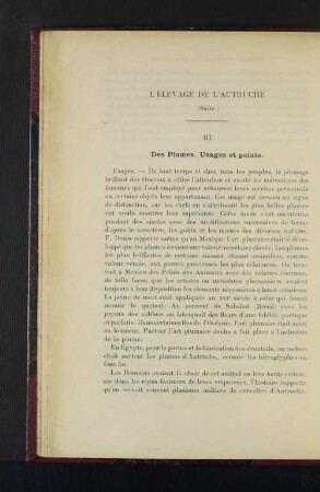 L'Èlevage De L'Autruche.