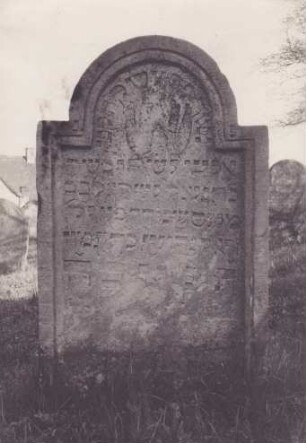 Judenfriedhof. Grabstein 18. Jahrhundert