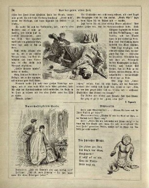 "Aus der guten, alten Zeit" "Dauerhaftigkeits-Probe" "Die schlechte Wichs"