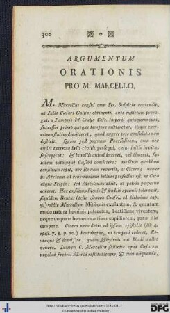 Argumentum Orationis Pro M. Marcello.