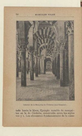 Interior de la Mezquita de Córdoba (hoy Catedral)