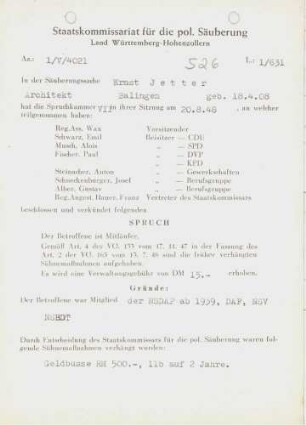 Jetter, Ernst