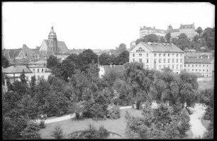 Pirna. Stadtkirche und Schloss