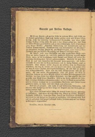 Vorrede zur fünften Auflage.