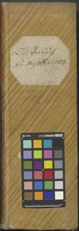 Torbuch des Löhrtors von Mai 1806 bis April 1807