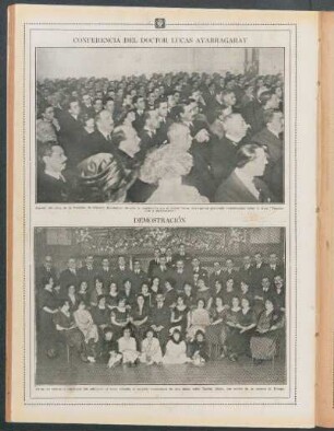 Conferencia del doctor Lucas Ayarragaray