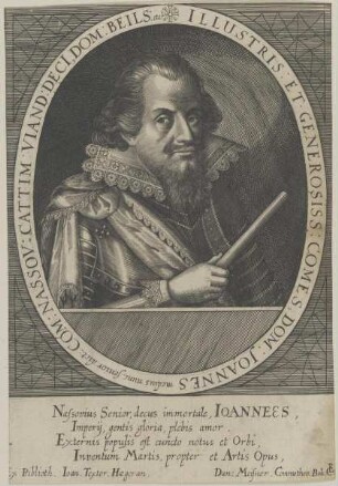 Bildnis von Johann VII., Graf von Nassau-Siegen