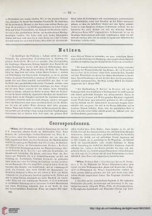Correspondenzen