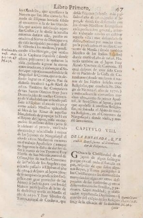 Capitulo VIII. De la embaxada, que embiò Dayfusama al governador de Filipinas