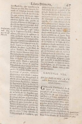 Capitulo VIII. De la embaxada, que embiò Dayfusama al governador de Filipinas