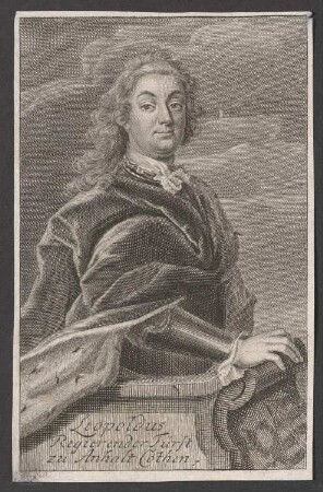 Porträt Leopold von Anhalt-Köthen (1694-1728)