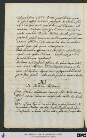 [fol. 35] De notario academico
