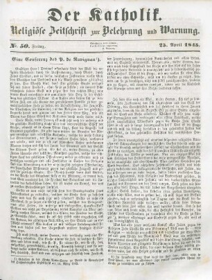233-235 Eine Conferenz des P. de Ravignan