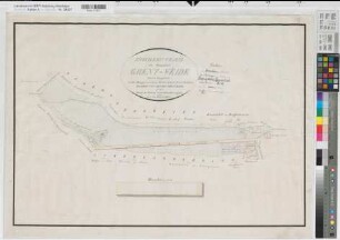 Wattenscheid (Bochum), Teilung der Gemeinheit Grentweide (Königsteeler Gemeinheit), Brouillonkarte