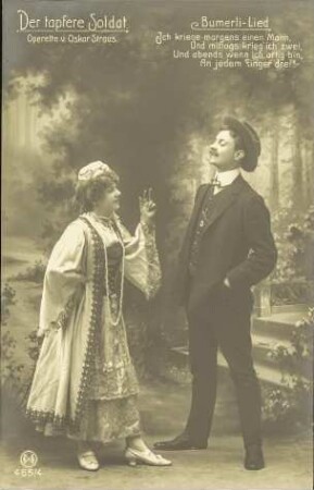 Der tapfere Soldat - Bumerli-Lied - Ich kriege morgens einen Mann, [...]