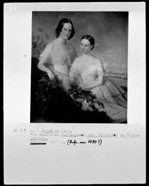 Die Gräfinnen Thekla und Clara zu Solms-Laubach