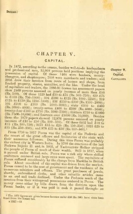 Chapter V. Capital
