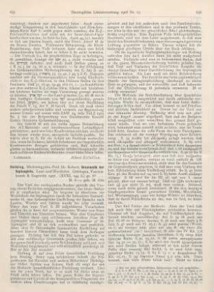 635-642 [Rezension] Helbing, Robert, Grammatik der Septuaginta