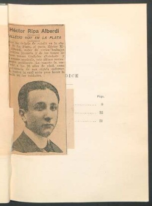 [Algunos artículos sobre Héctor Ripa Alberdi]